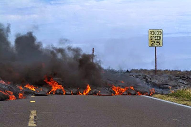 Lava flow from Hawaii volcano could last for weeks - and paper masks won't keep you safe